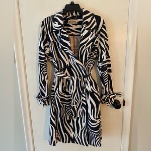 Michael Kors Zebra Trench Coat